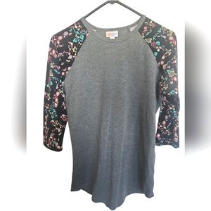 LulaRoe Reglan Tee Shirt Women Size XS